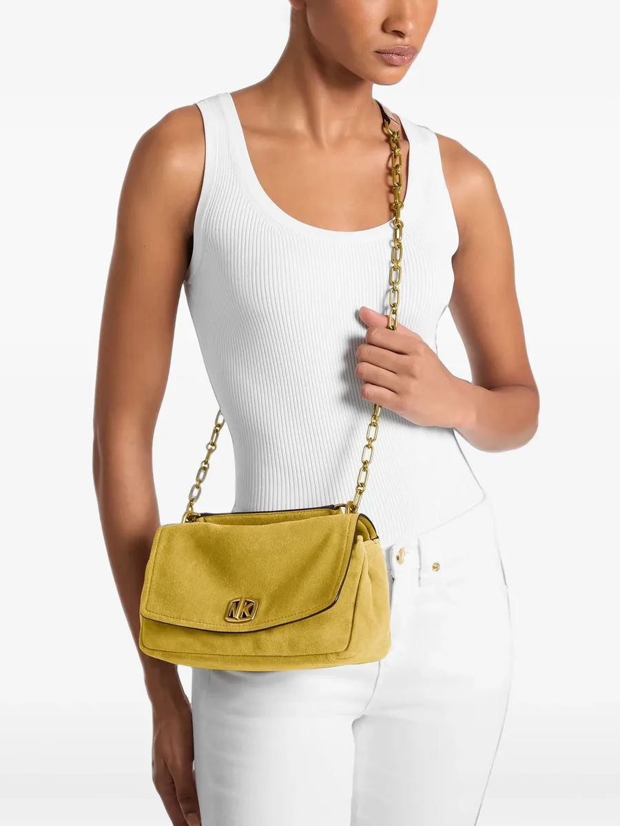 Bryant small suede convertible shoulder bag 2