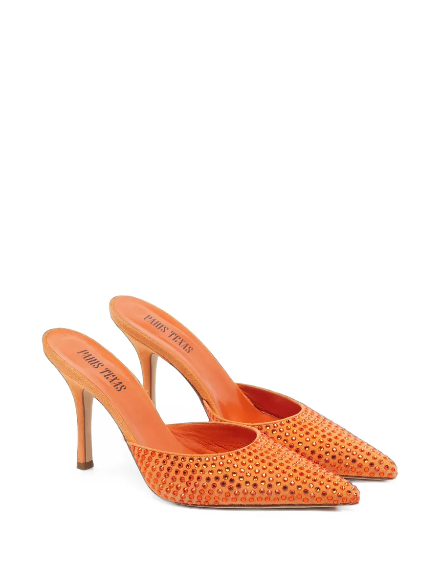 Hollywood crystal-embellished mules 2