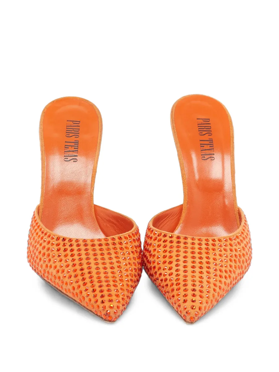 Hollywood crystal-embellished mules 4
