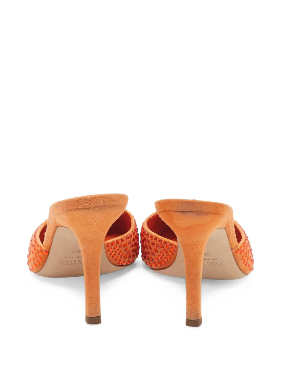 Hollywood crystal-embellished mules 5