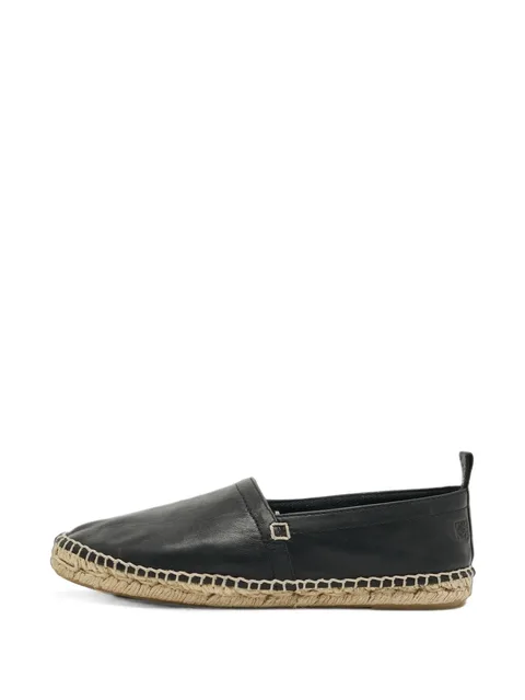 flat leather espadrilles