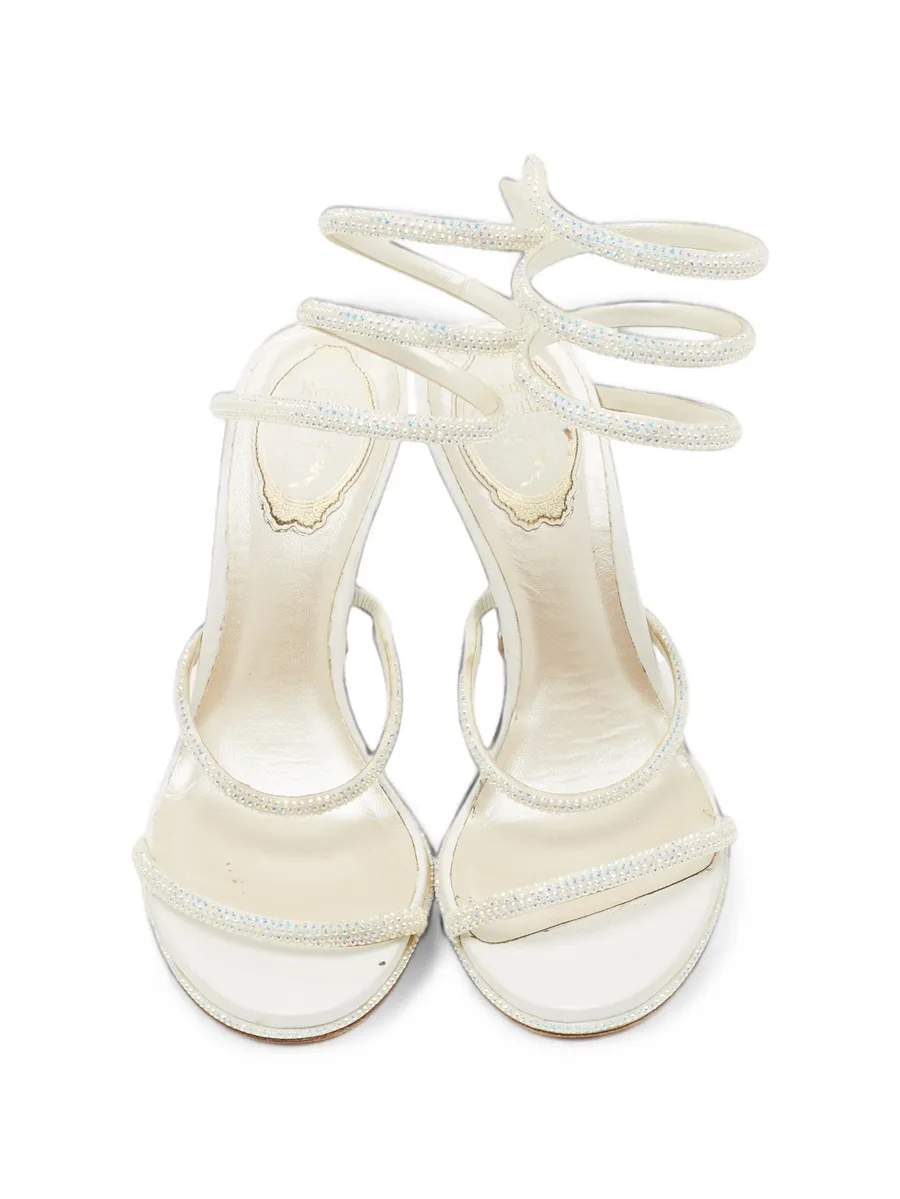 crystal-embellished ankle-wrap sandals 3