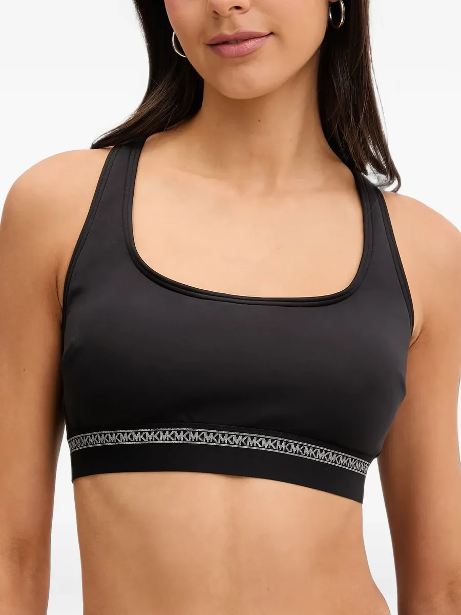logo-tape bikini top 1