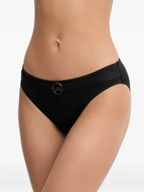 logo-belted bikini bottom