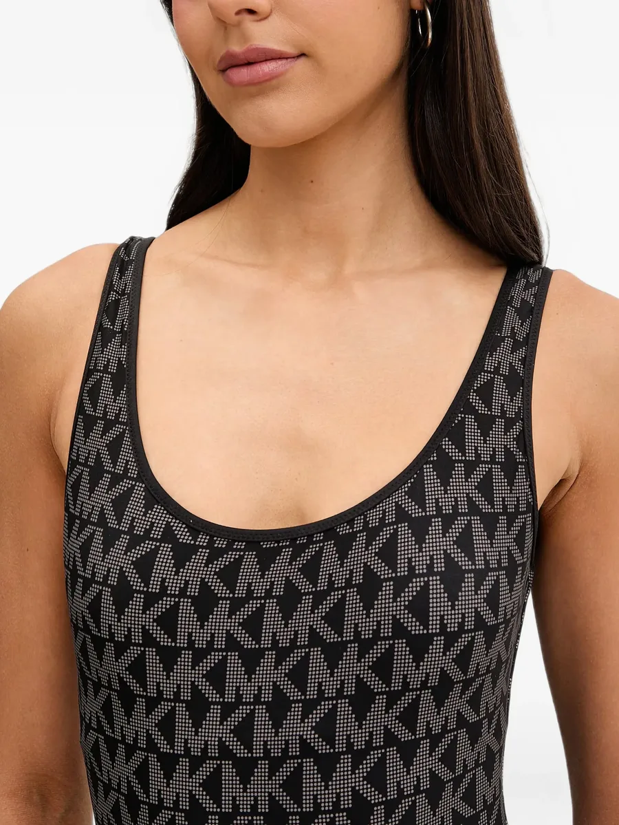 reversible logo scoopneck swimsuit 3