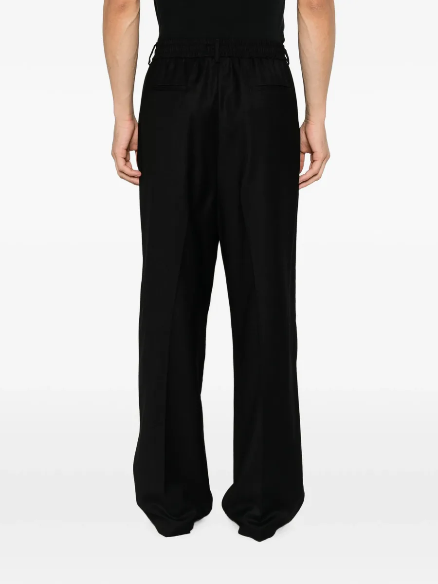 drawstring-waist wide-leg trousers 3