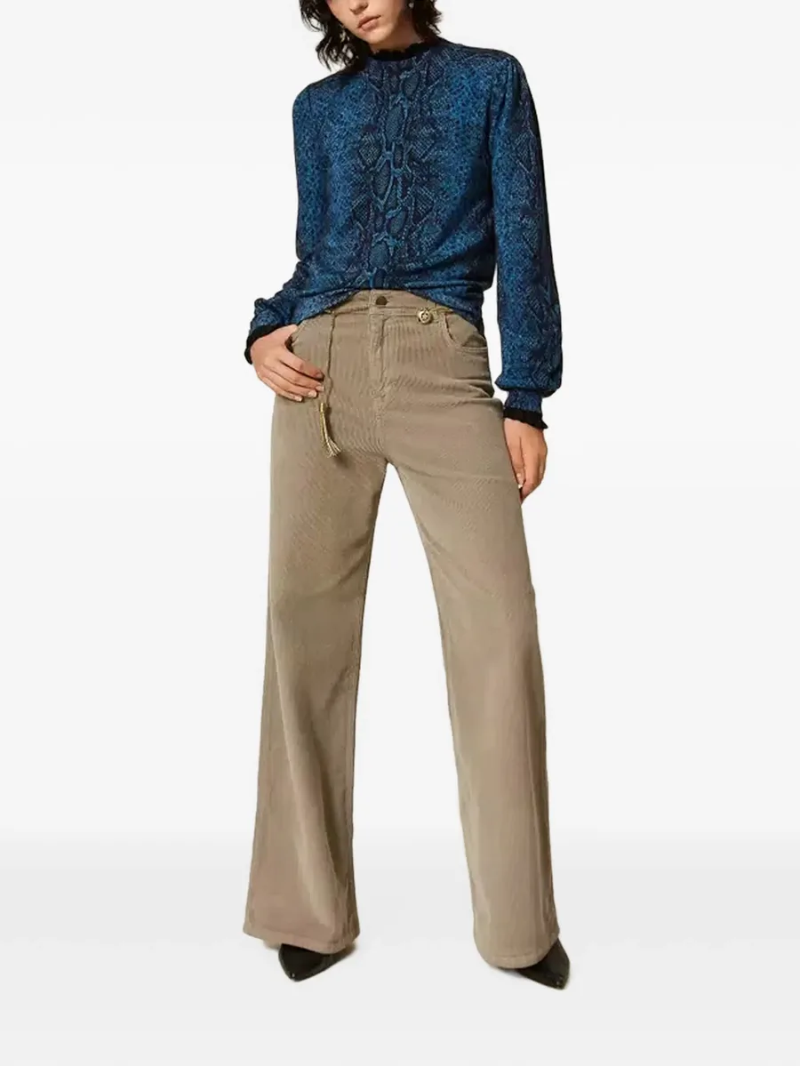 wide-leg corduroy trousers 2