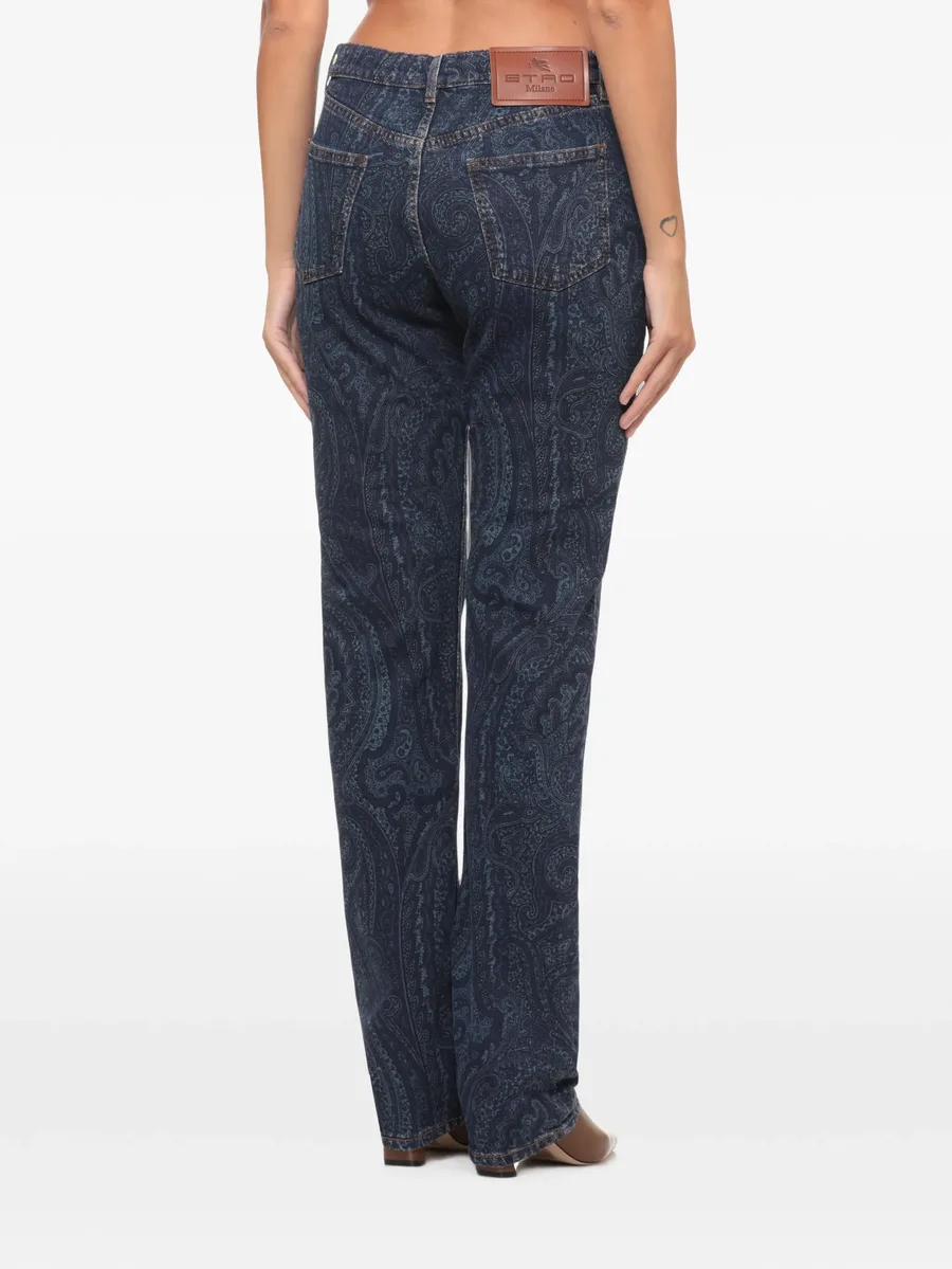 paisley-print jeans 2