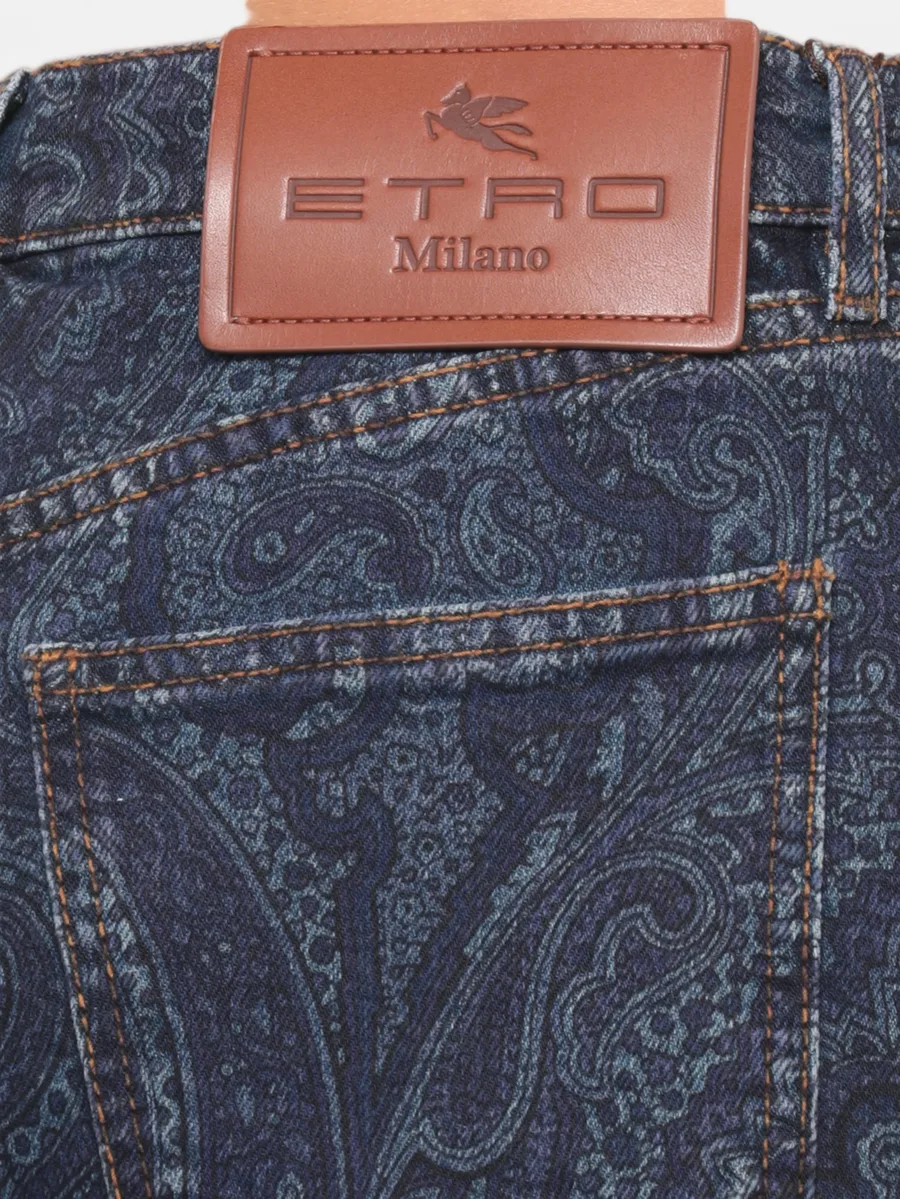 paisley-print jeans 3