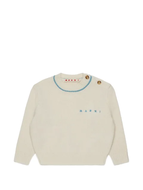 logo-embroidered sweater