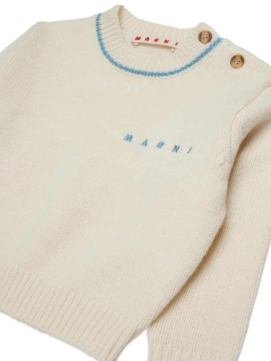 logo-embroidered sweater 3