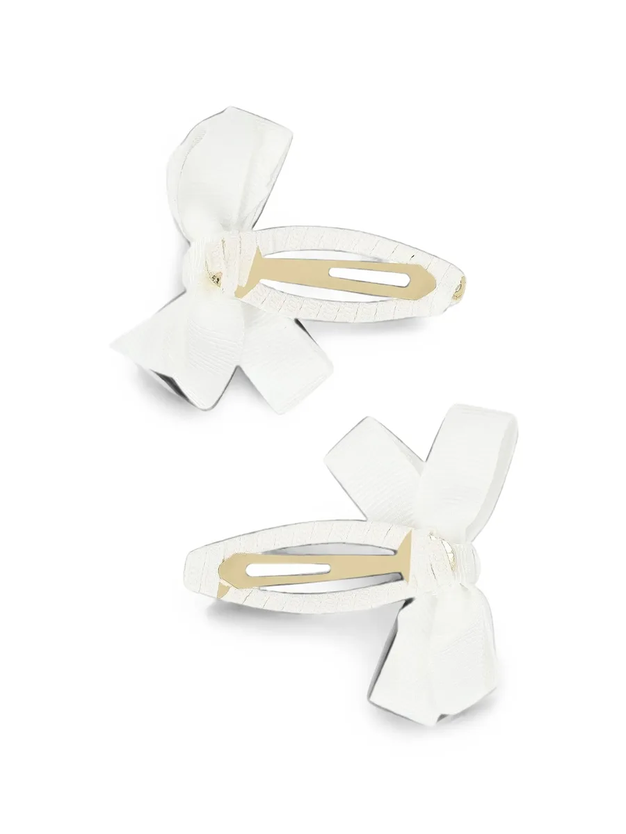 bow-detail hair clips (set of two) 2