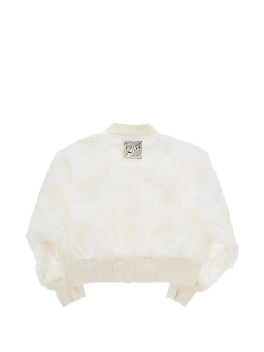 floral-mesh bomber jacket 2