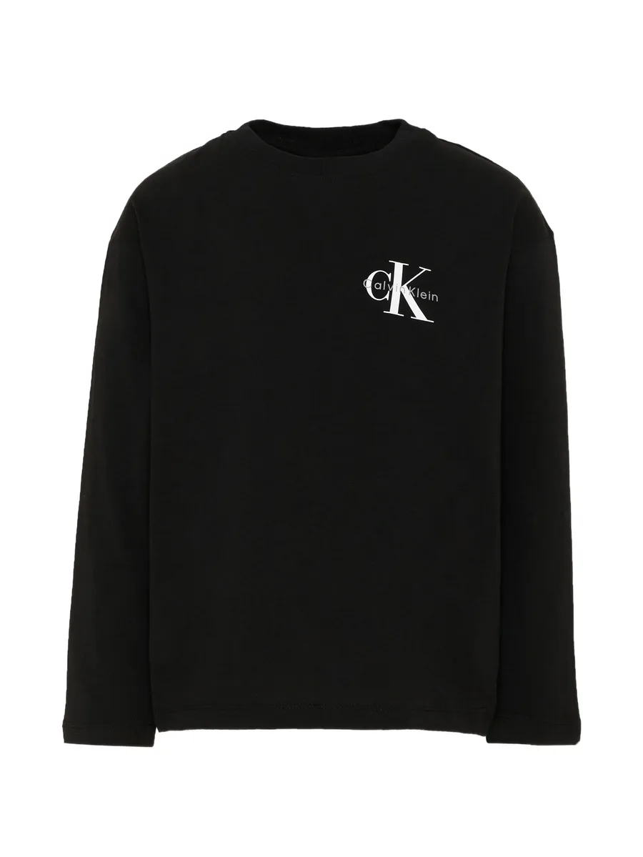 logo-print long-sleeve T-shirt 1