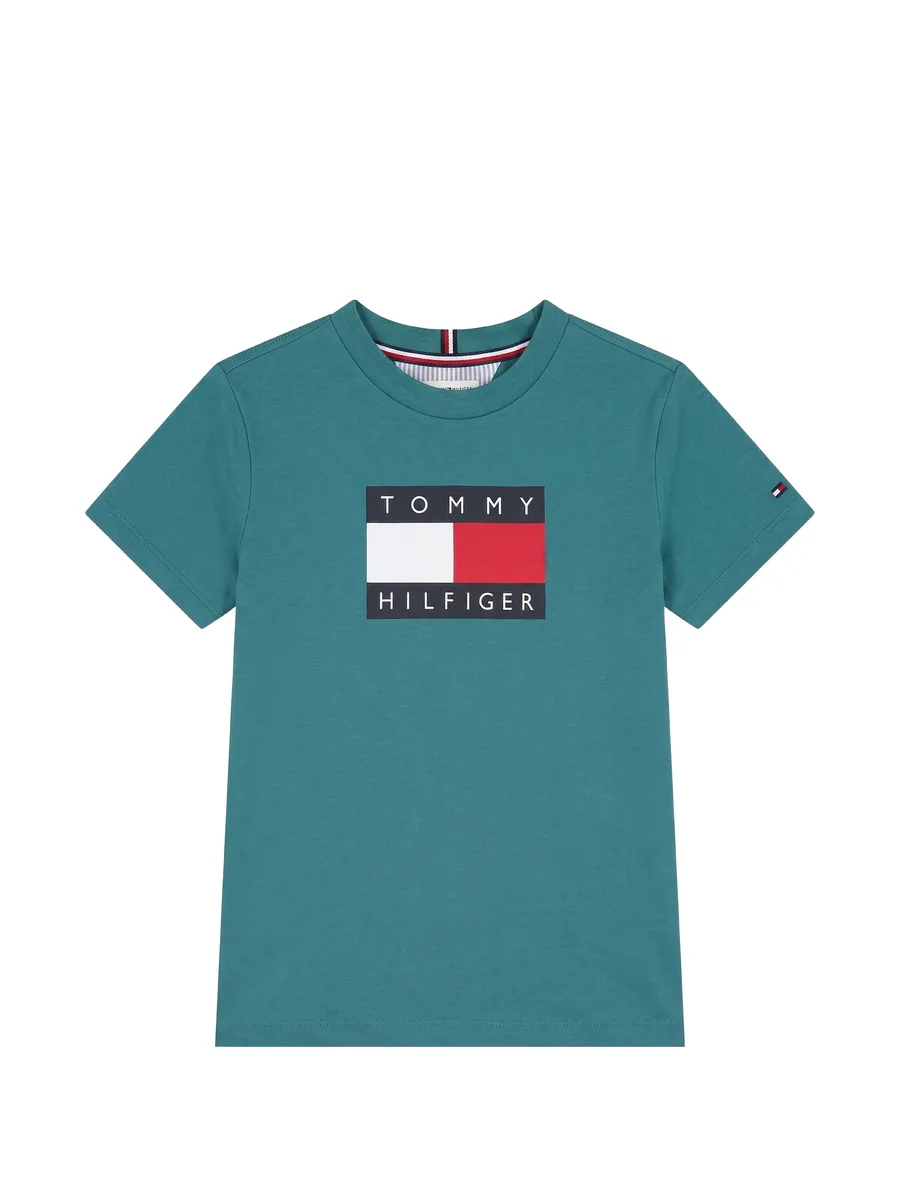 Heritage Flag-print cotton T-shirt 1