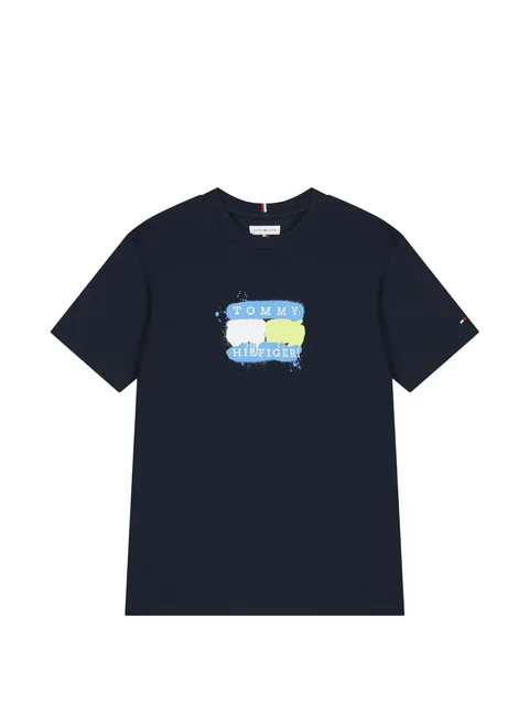 Flag Graffiti-print cotton T-shirt