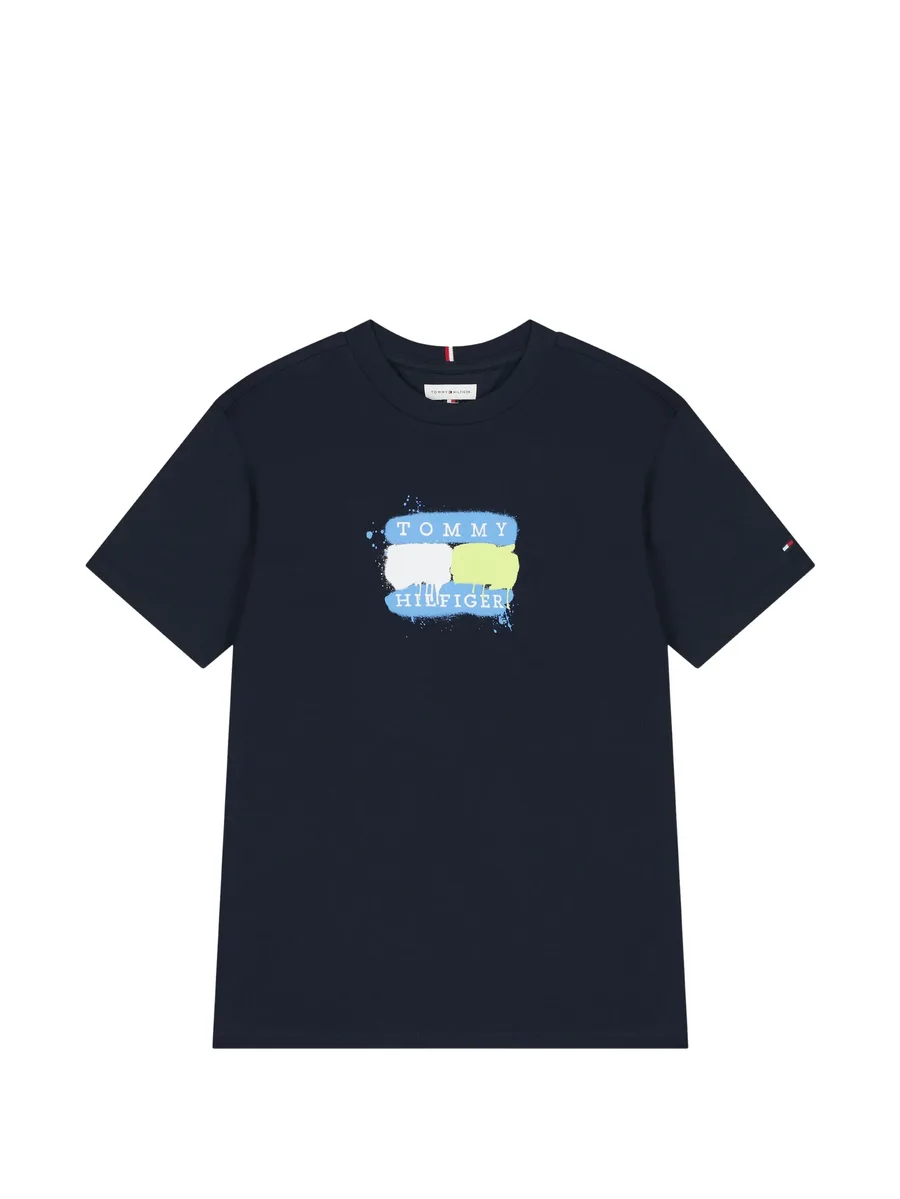 Flag Graffiti-print cotton T-shirt 1
