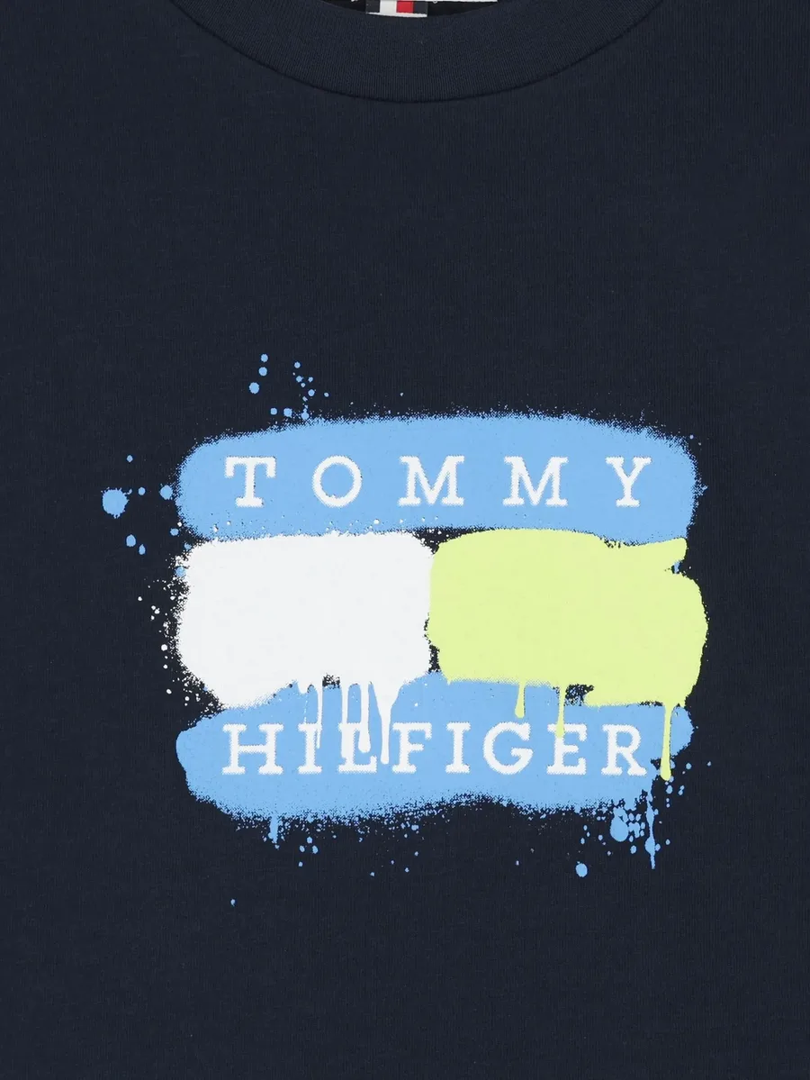 Flag Graffiti-print cotton T-shirt 3