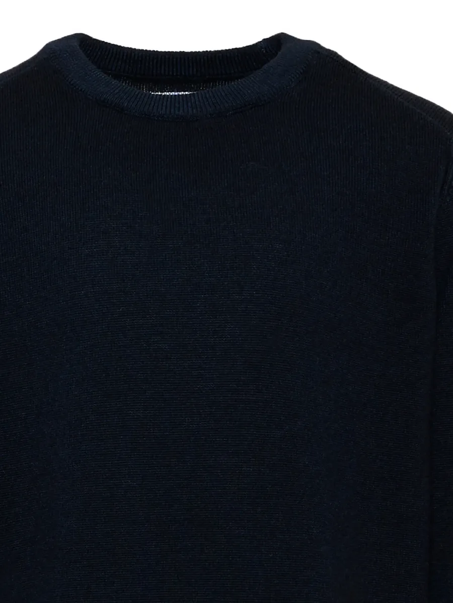lens-detail crew-neck sweater 3