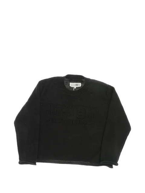 logo-embroidered sweater