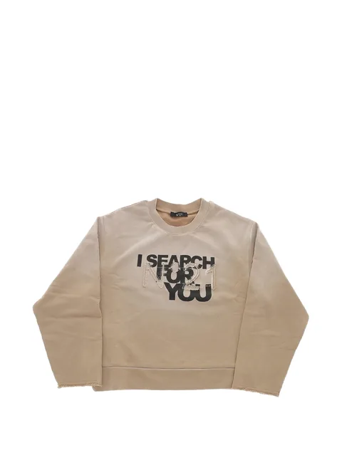 logo-print cotton sweatshirt