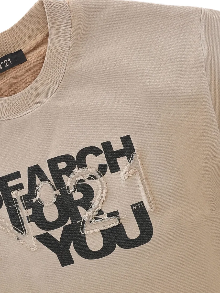 logo-print cotton sweatshirt 3