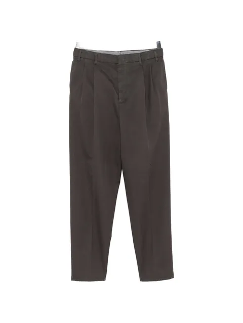 pleated-detail trousers