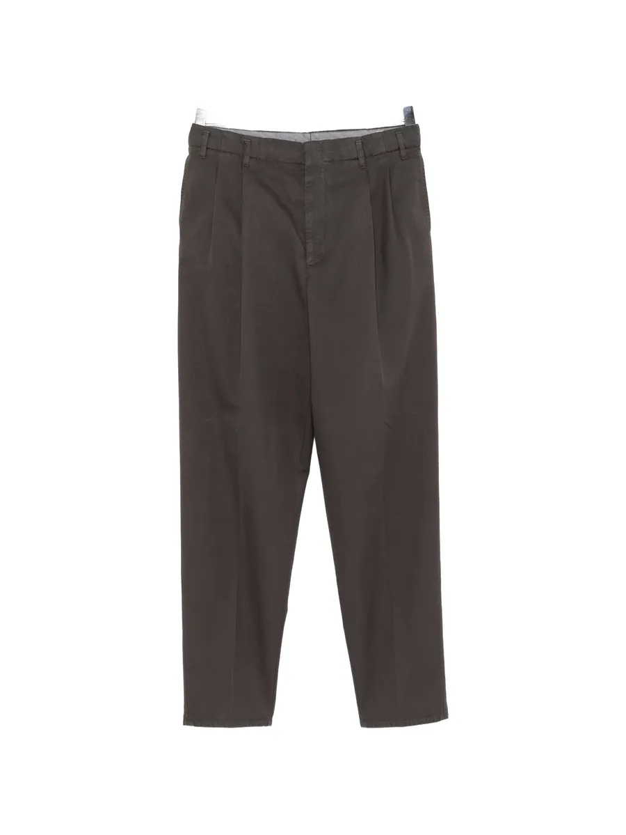 pleated-detail trousers 1