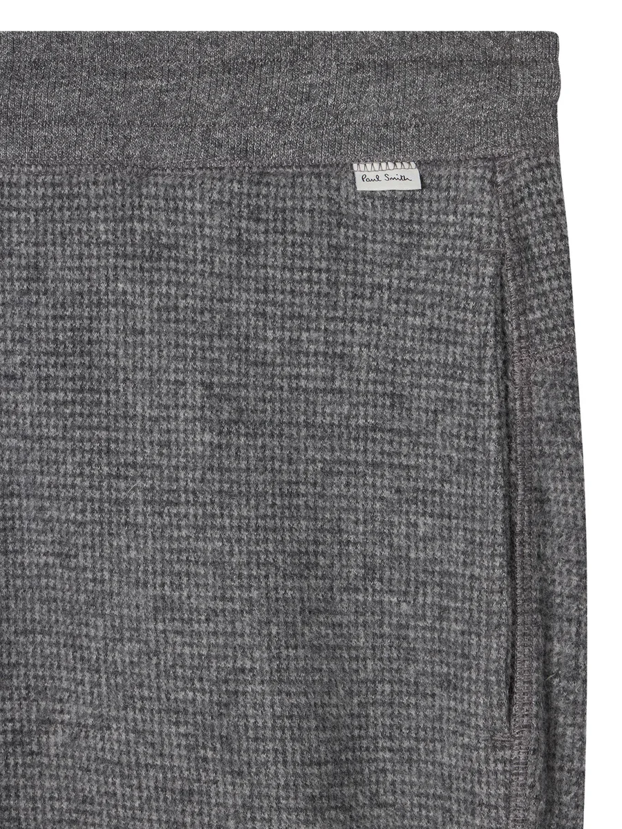 grey waffle cotton lounge pants 2