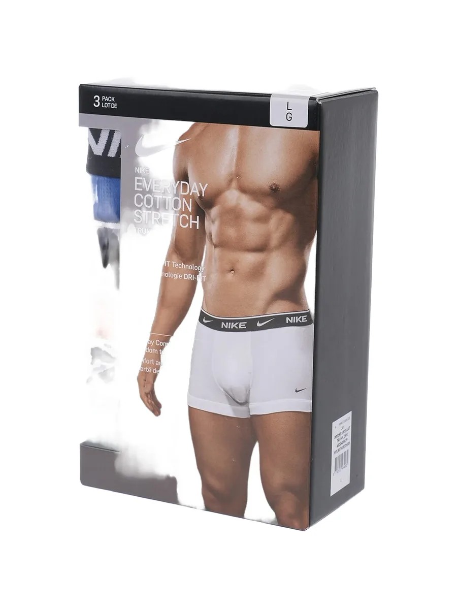 Everyday Cotton Stretch logo-waistband boxers (set of three) 5