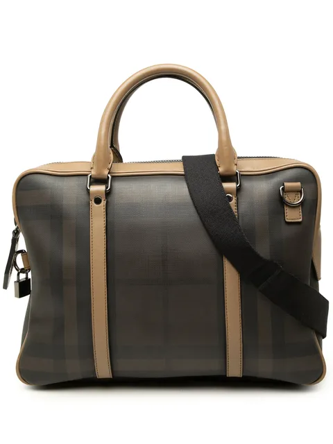 2000-2017 Smoke Check Coated Canvas Clinton business bag