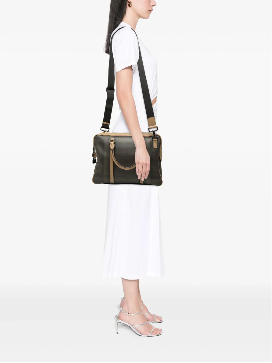 2000-2017 Smoke Check Coated Canvas Clinton business bag 2