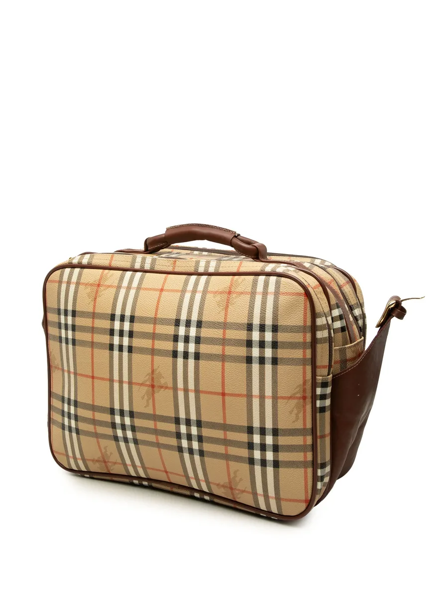 20th Century Haymarket Check Coated Canvas satchel 3