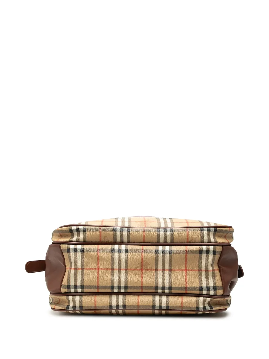 20th Century Haymarket Check Coated Canvas satchel 4