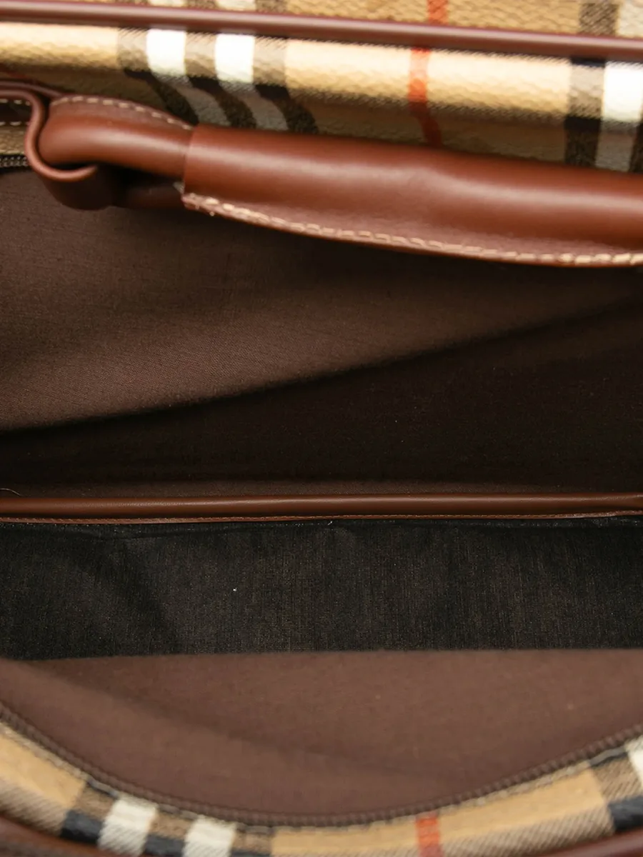 20th Century Haymarket Check Coated Canvas satchel 5