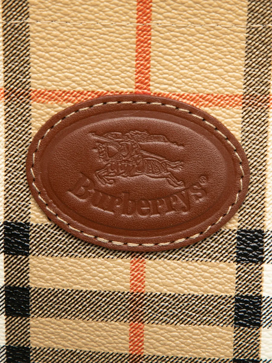20th Century Haymarket Check Coated Canvas satchel 6
