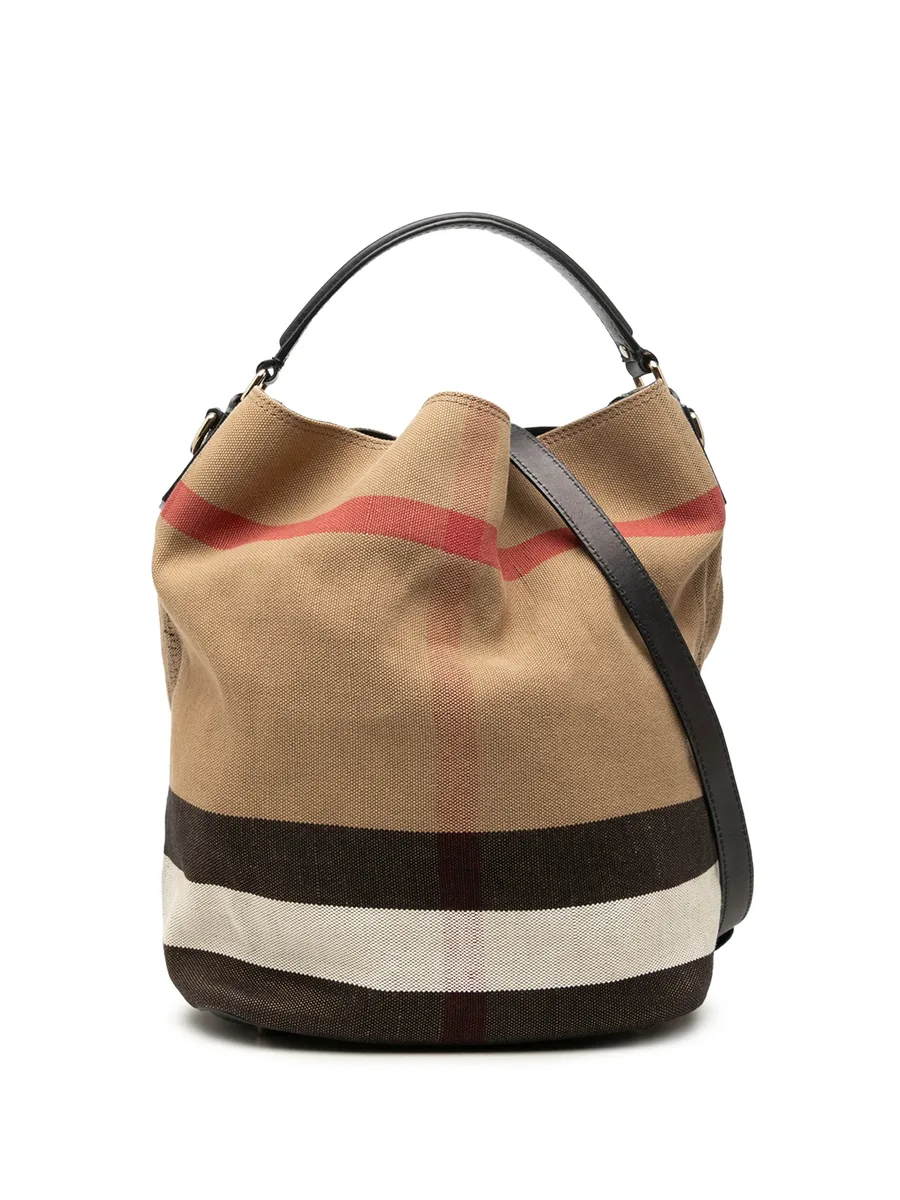 2015 House Check Canvas Ashby satchel 1