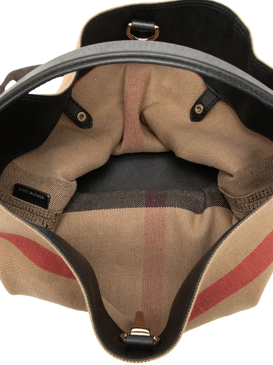 2015 House Check Canvas Ashby satchel 5