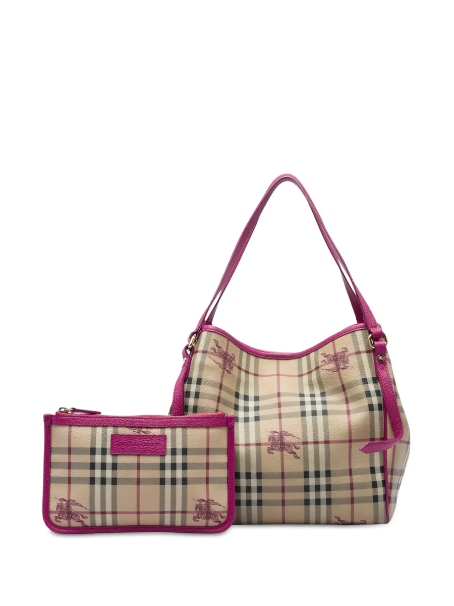 2000-2017 Small Haymarket Check Coated Canvas Canterbury tote bag 7