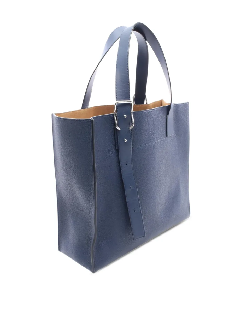 2010-2026 Leather Anagram Buckle Horizontal tote bag 3