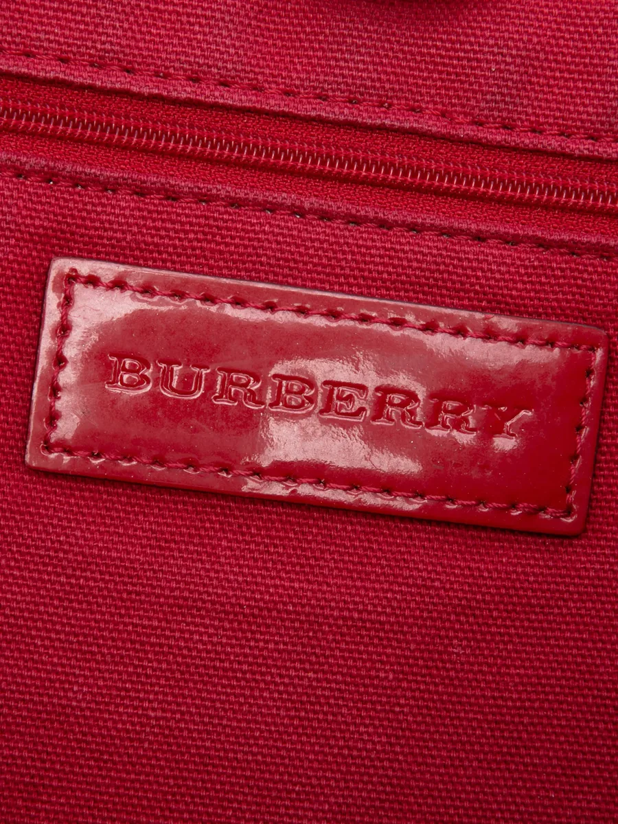 2000-2017 Supernova Check Coated Canvas Whipstitch tote bag 6