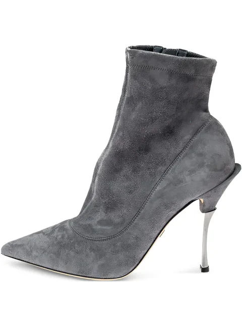 115mm leather ankle boots