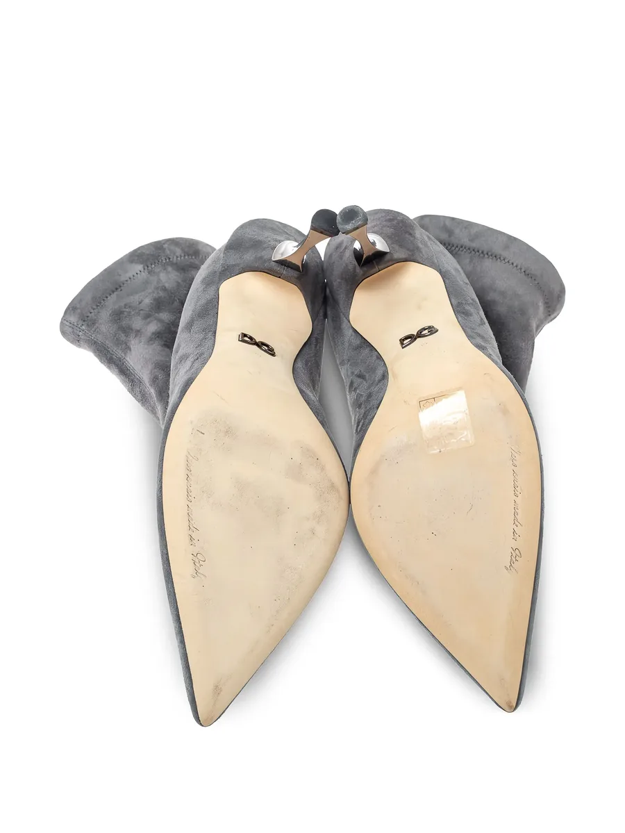 115mm leather ankle boots 8