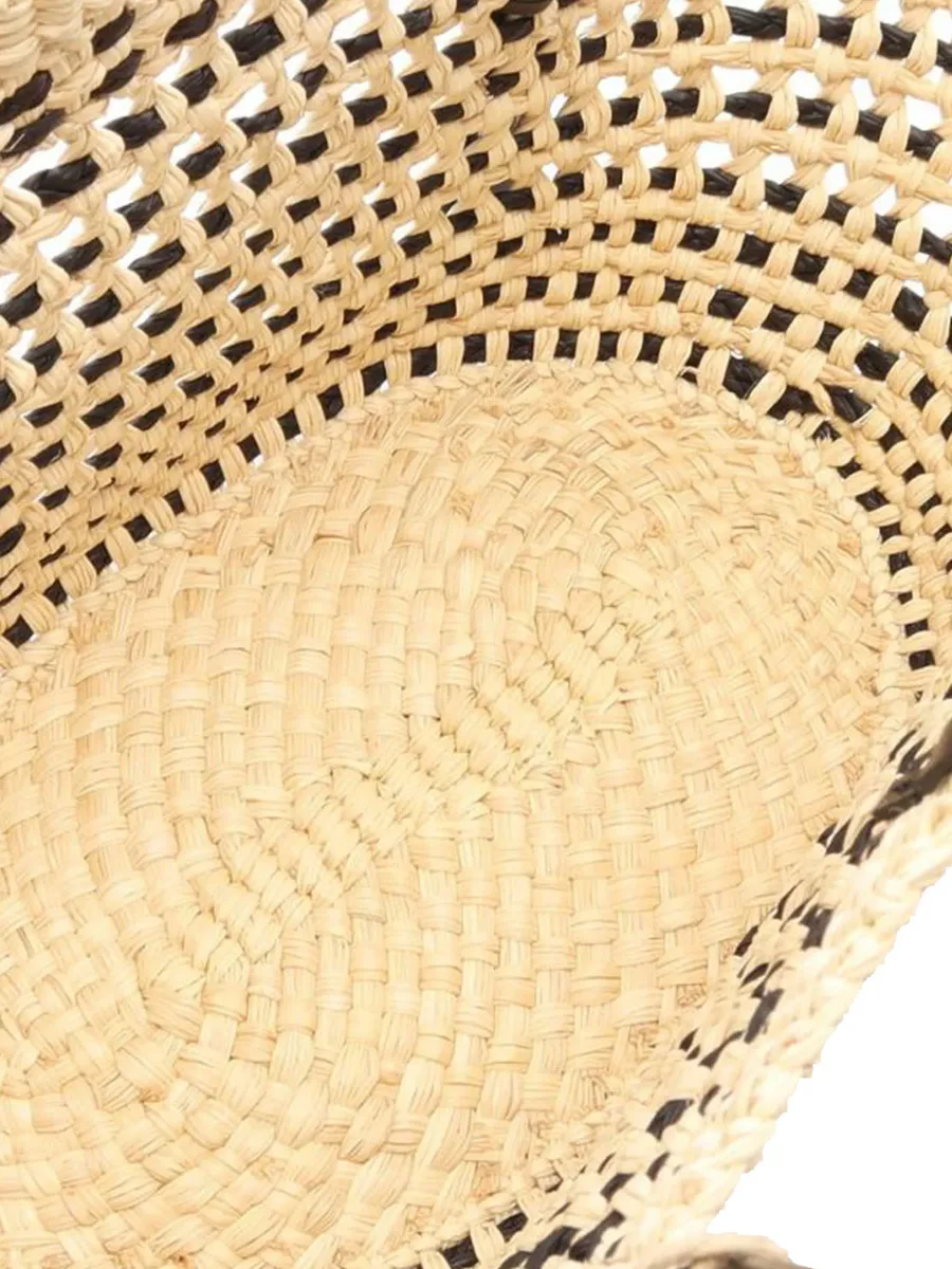 2010-2026 Paulas Ibiza Small Raffia Braided Basket Bag tote bag 4