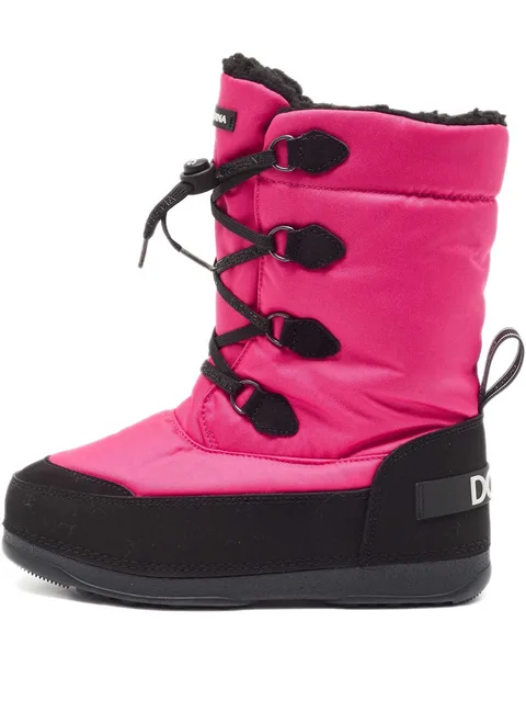 lace-up nylon boots
