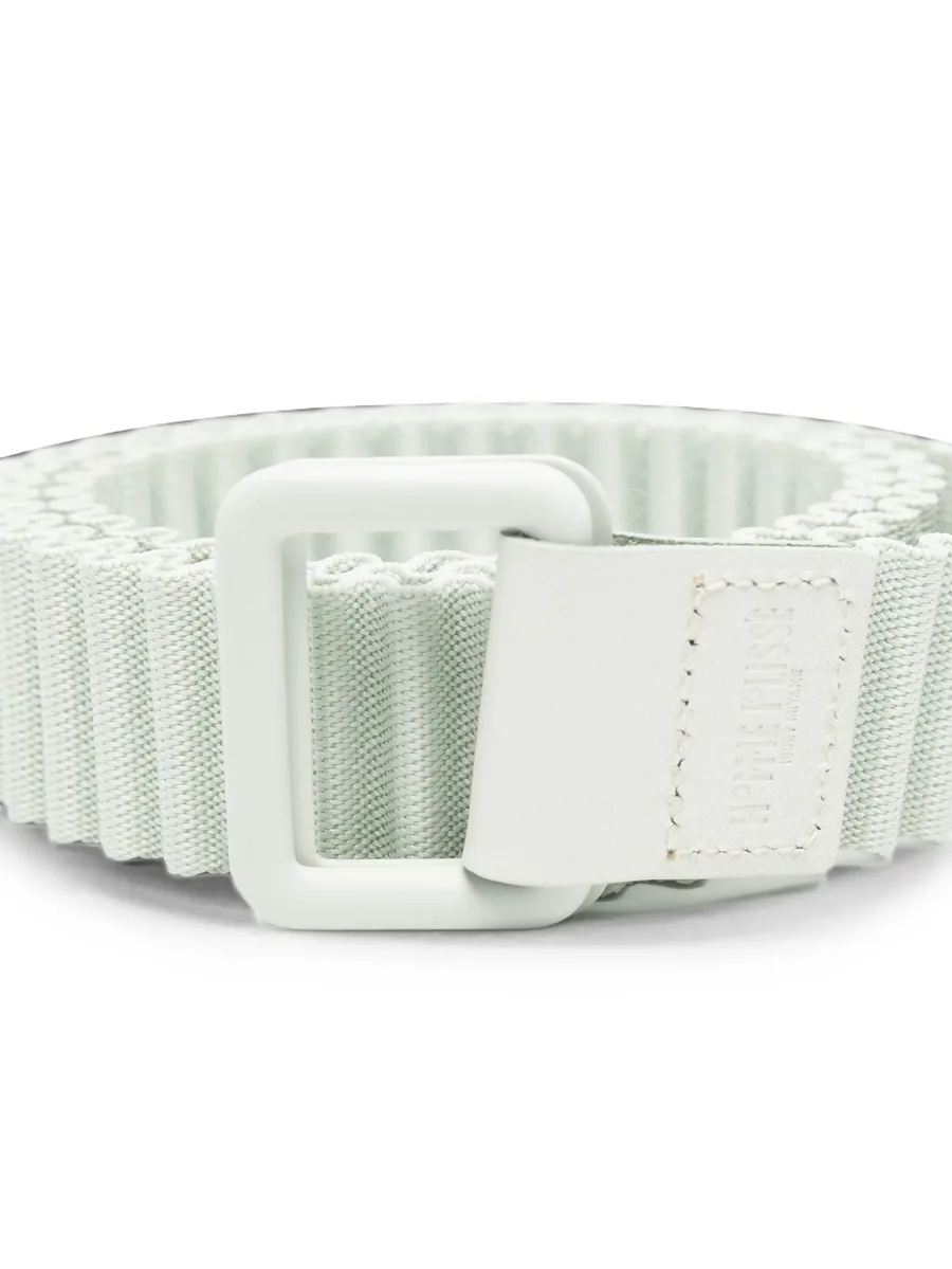 pleated square-buckle belt 3