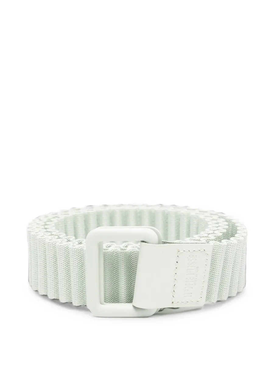 pleated square-buckle belt 1