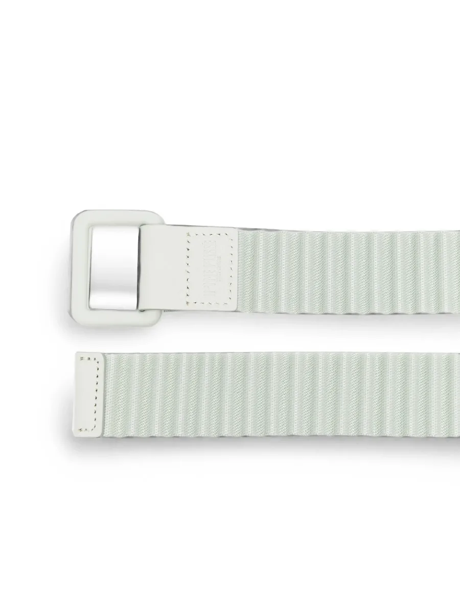 pleated square-buckle belt 2
