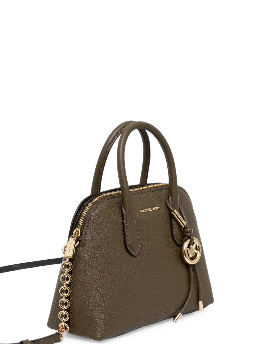 pebbled leather tote bag 3