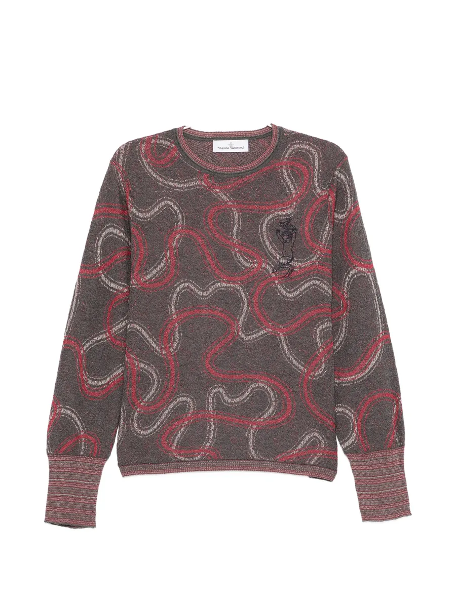 Orb-embroidered jumper 1